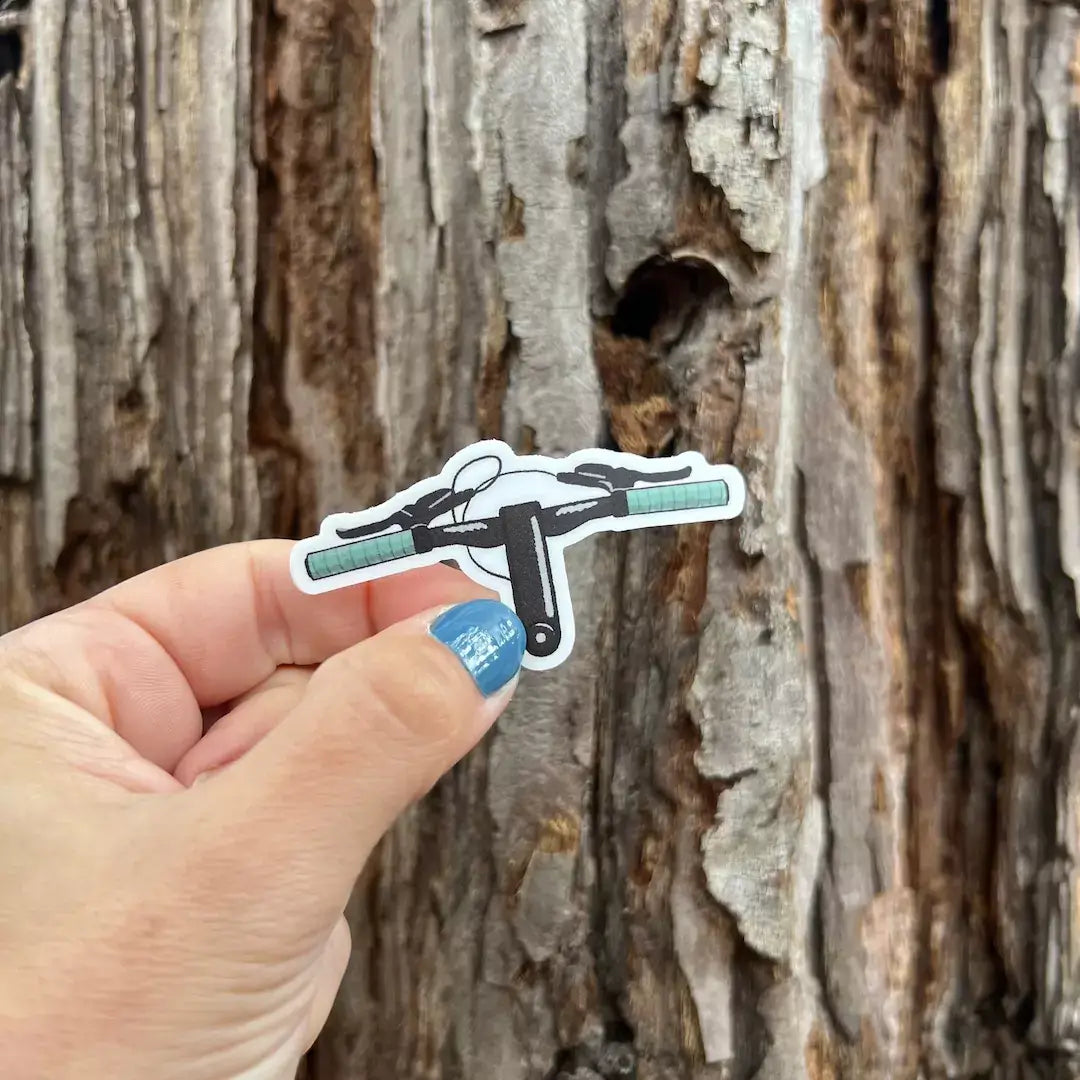 Mountain Bike Handlebars Sticker