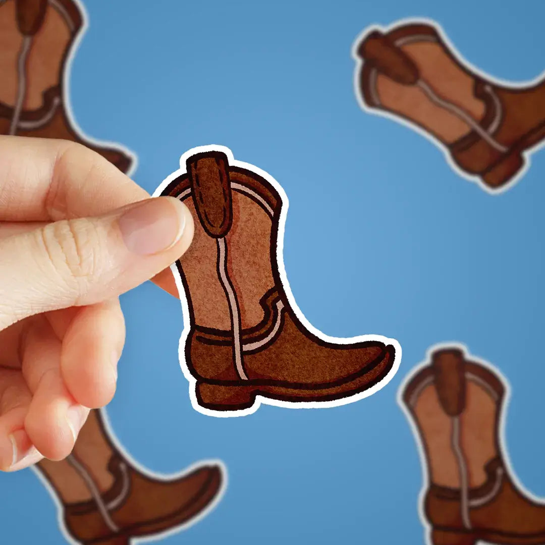 Cowboy Boot Sticker
