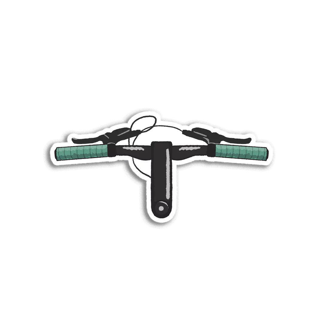 Mountain Bike Handlebars Sticker