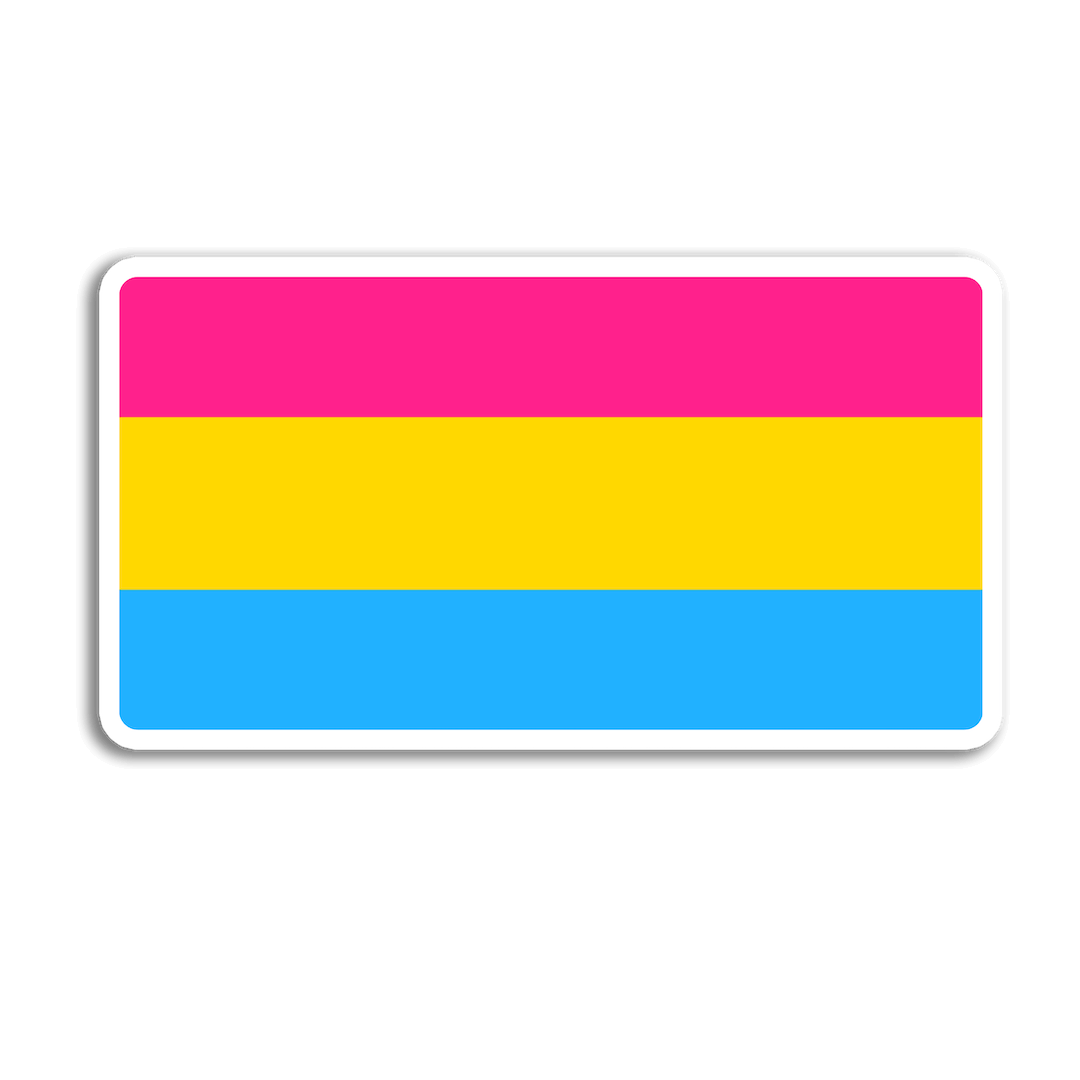 Pansexual Pride Flag Sticker