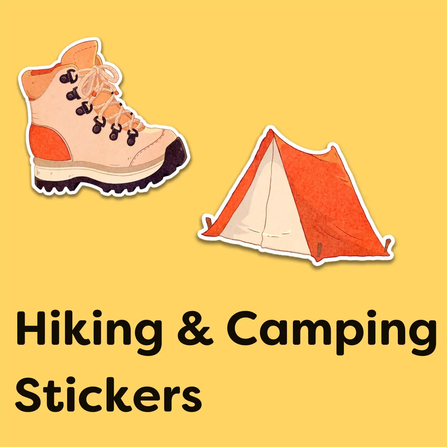 Hiking & Camping Stickers