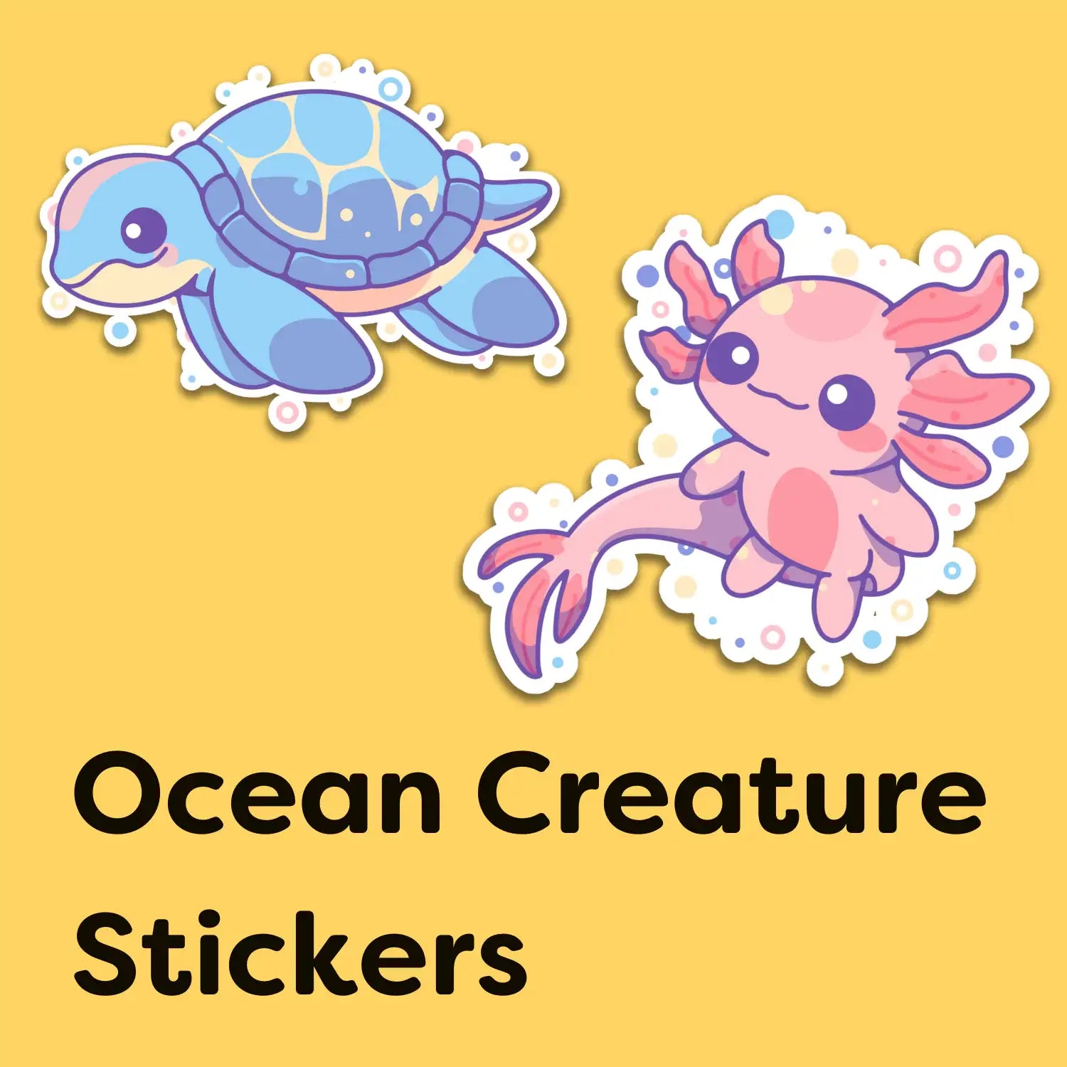 Ocean Creatures Stickers