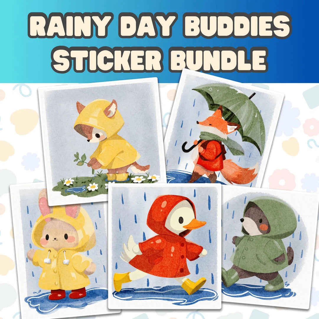 Rainy Day Buddies Sticker Bundle