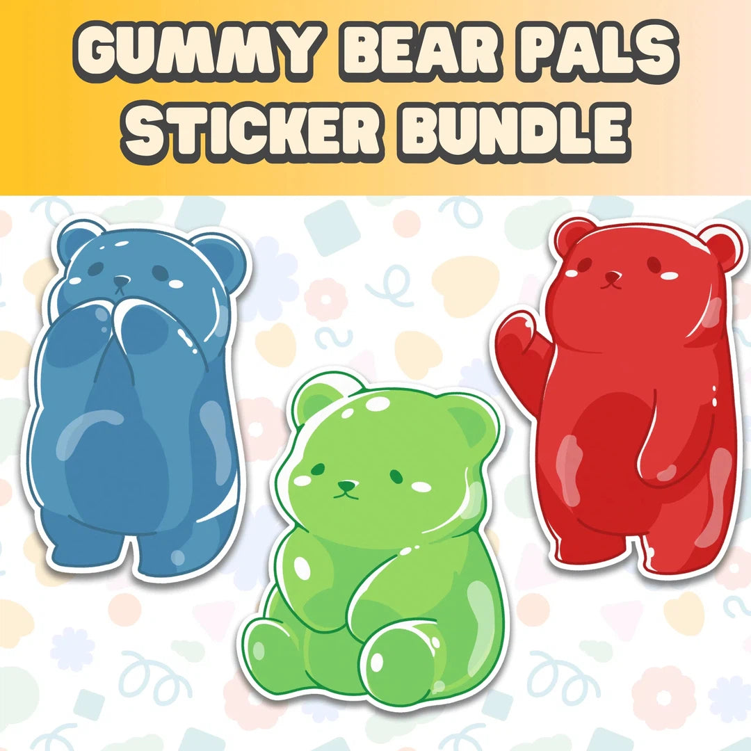Gummy Bear Pals Sticker Bundle