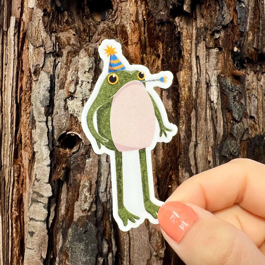 Party Frog Sticker