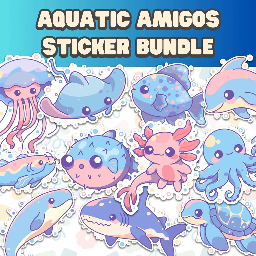 Aquatic Amigos Sticker Bundle