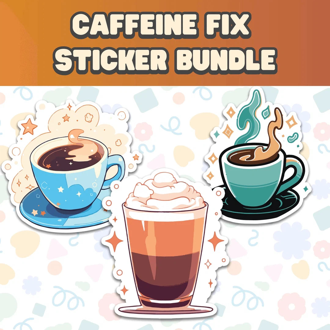 Caffeine Fix Sticker Bundle