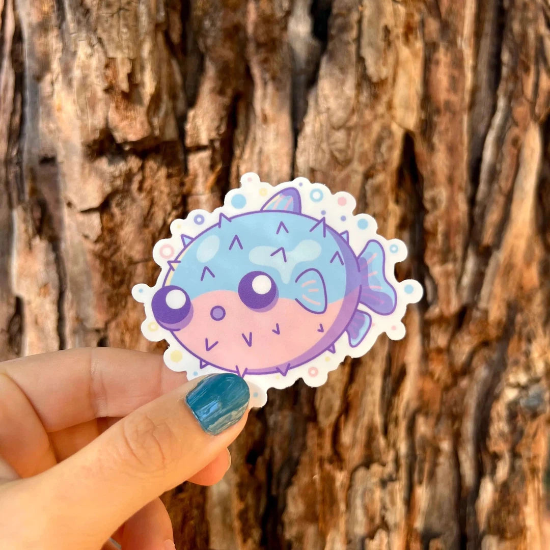 Cute Pufferfish Sticker