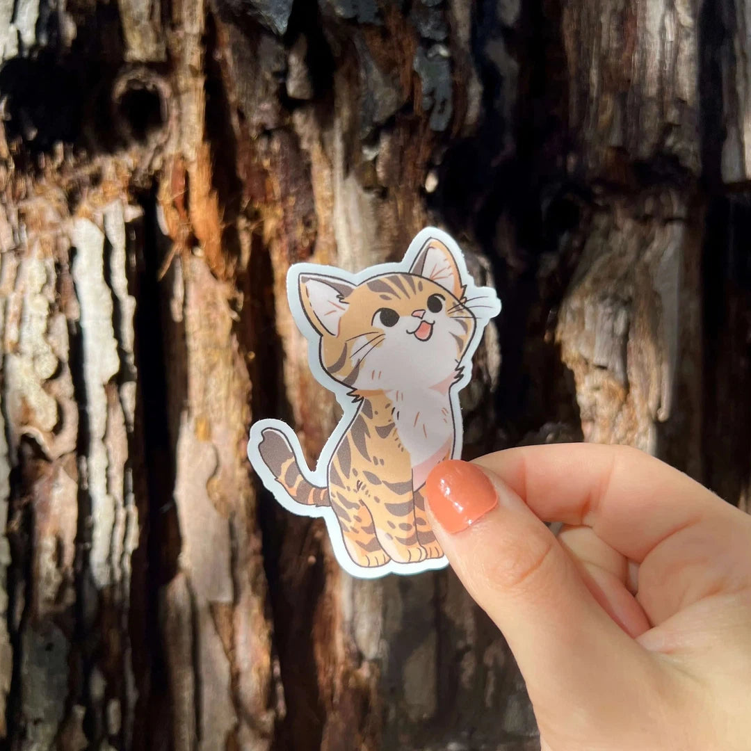 Tiger Kitty Sticker