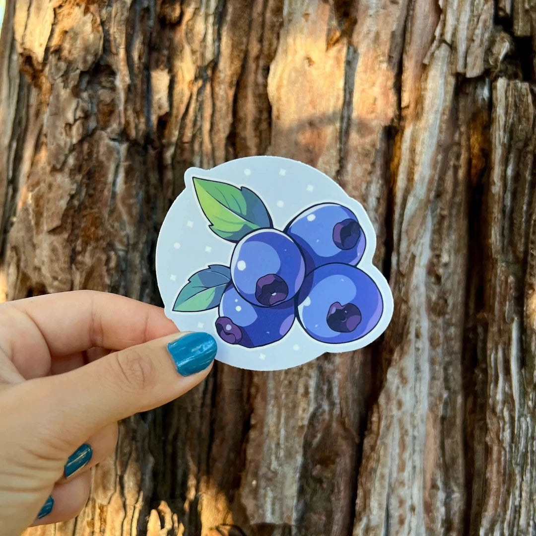 Blue Blueberries Sticker