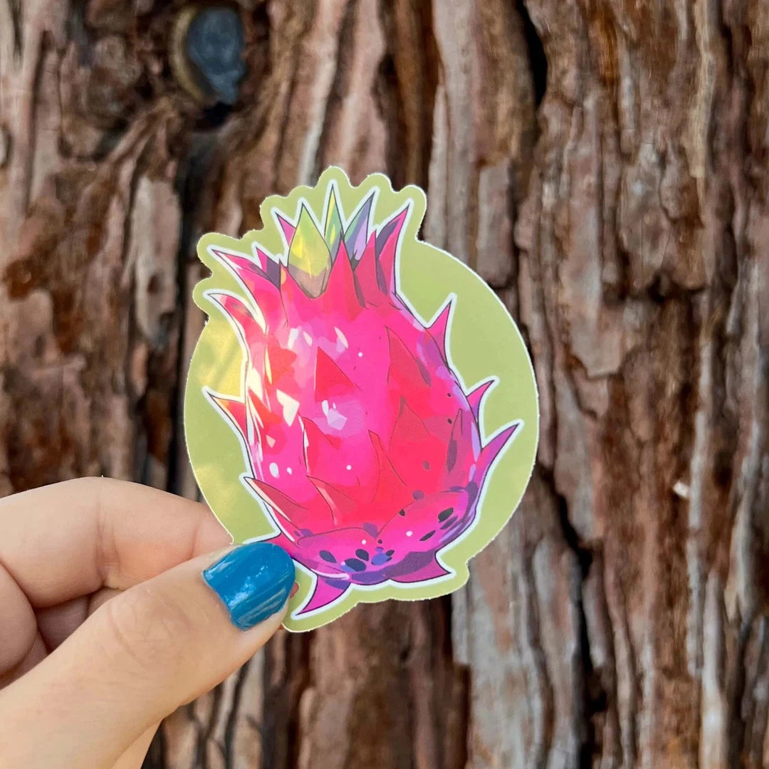 Pink Dragonfruit Sticker