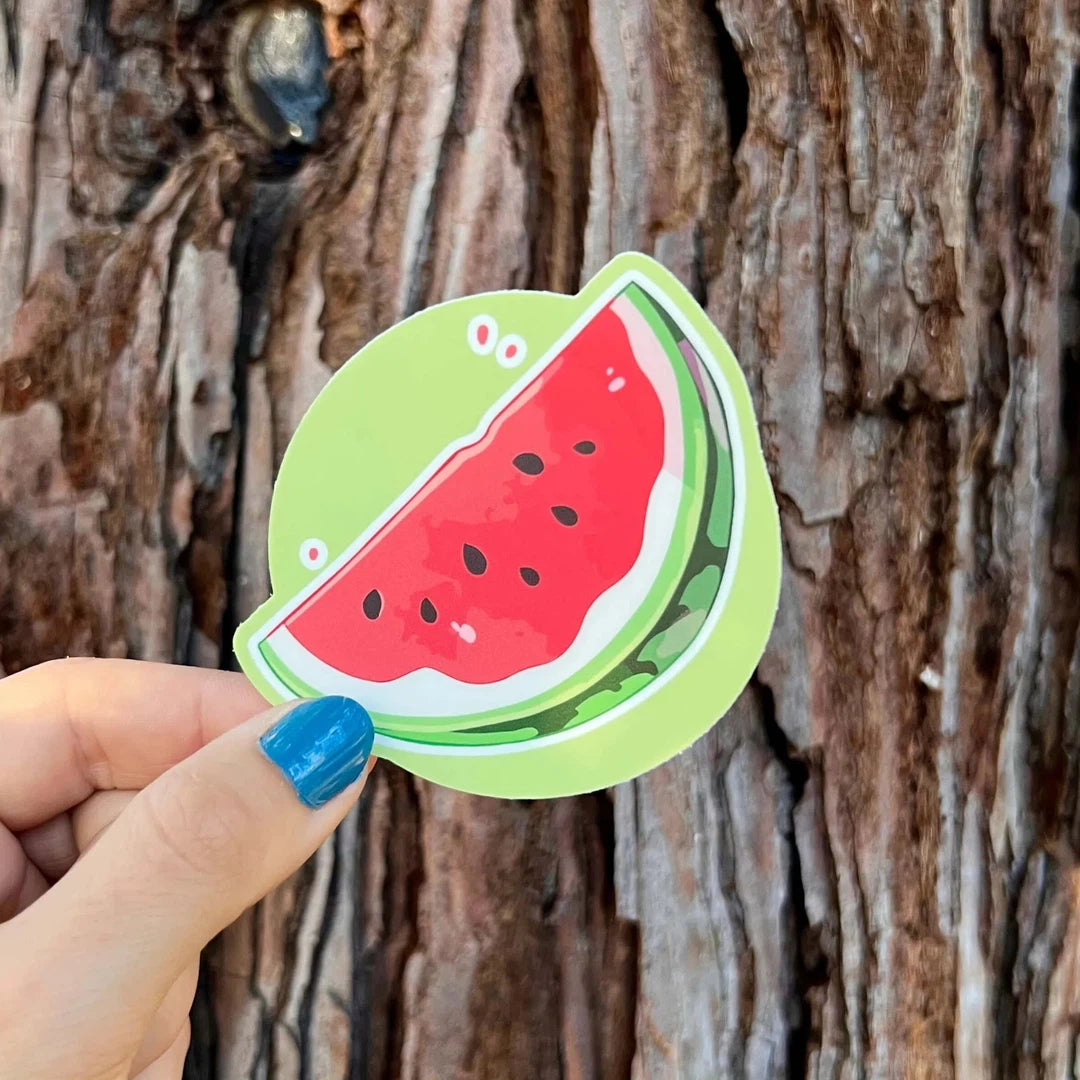 Red Watermelon Slice Sticker