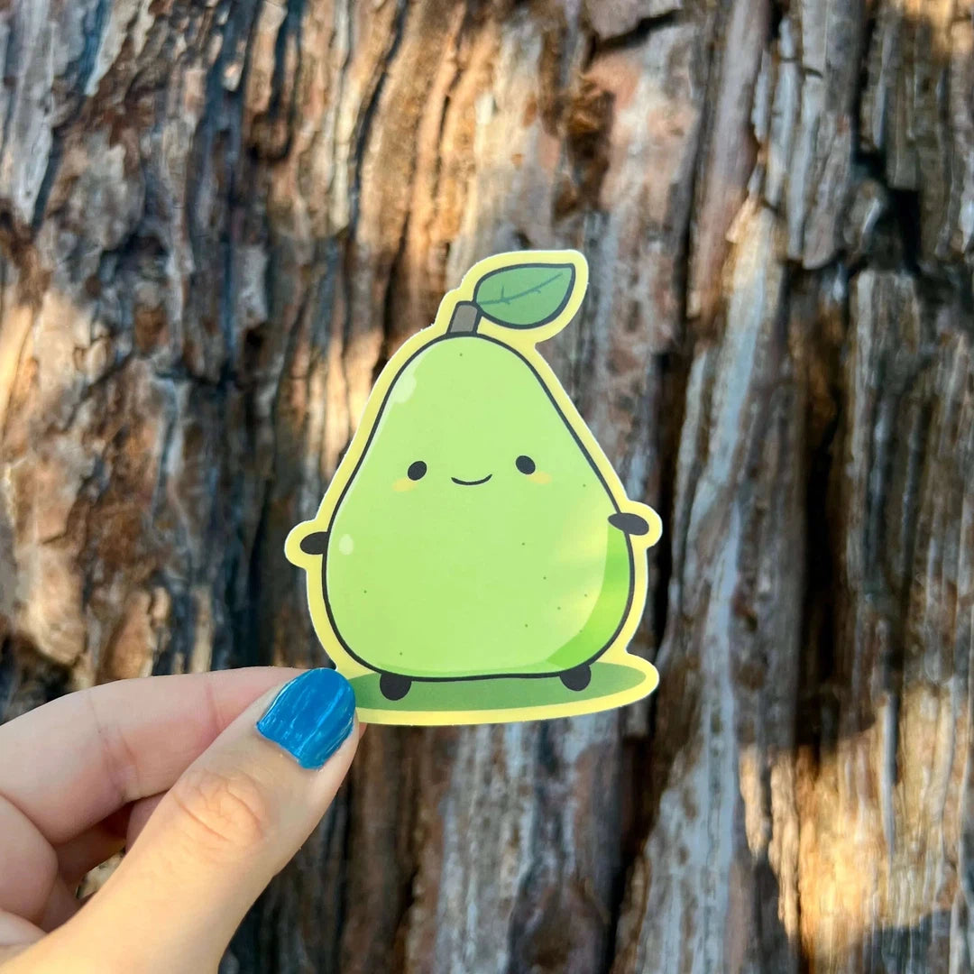 Green Pear Sticker