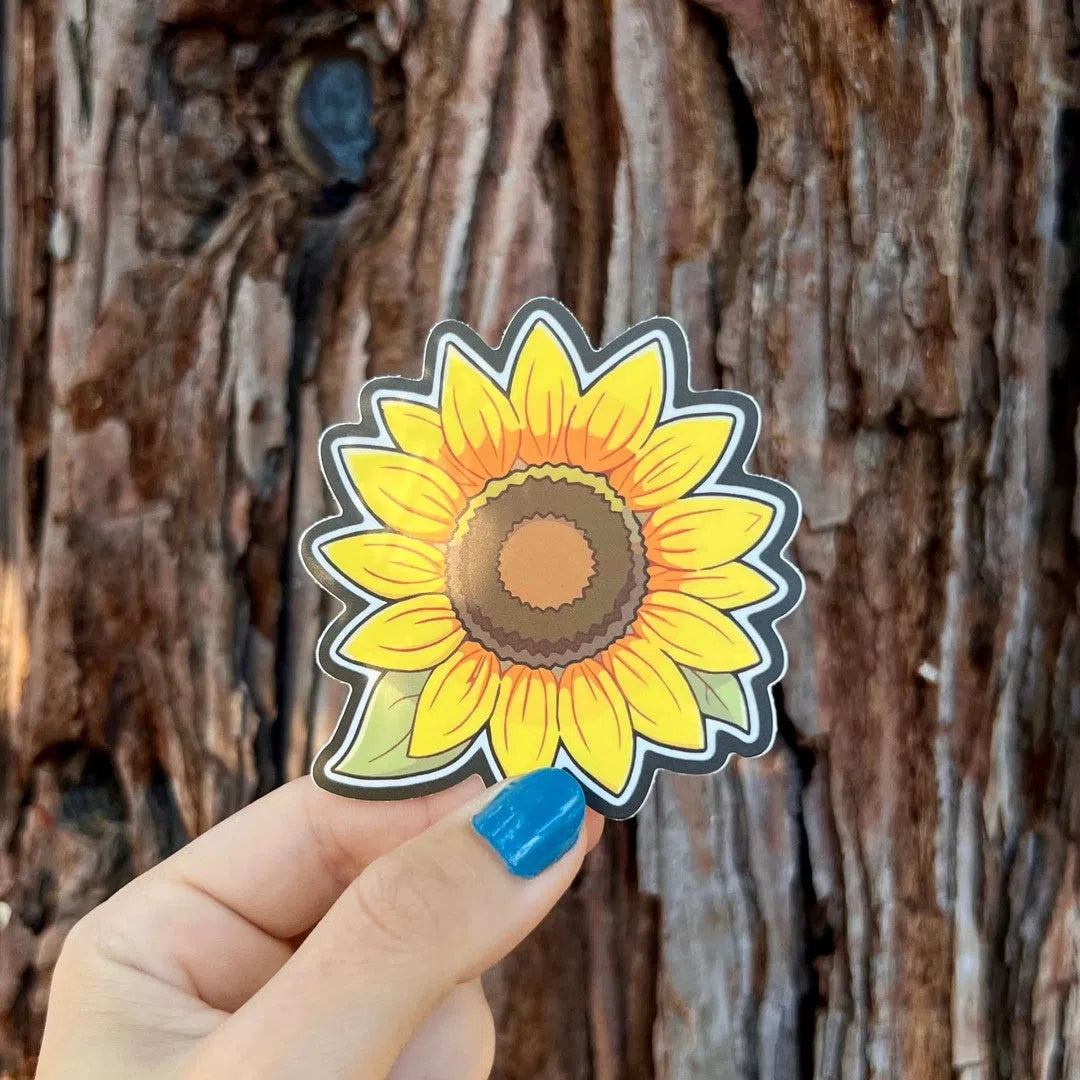 Golden Sunflower Sticker