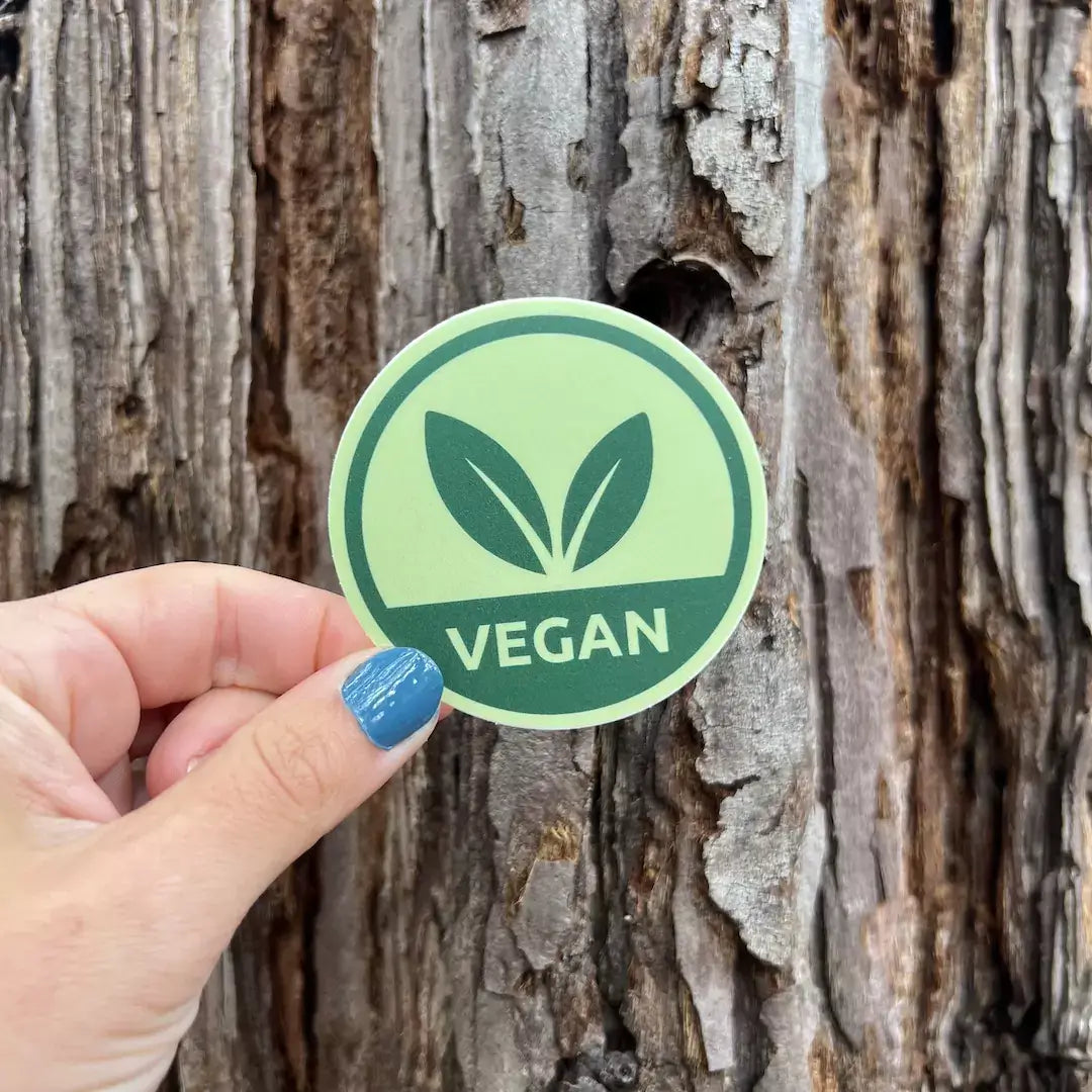 Vegan Sticker Hand Photo