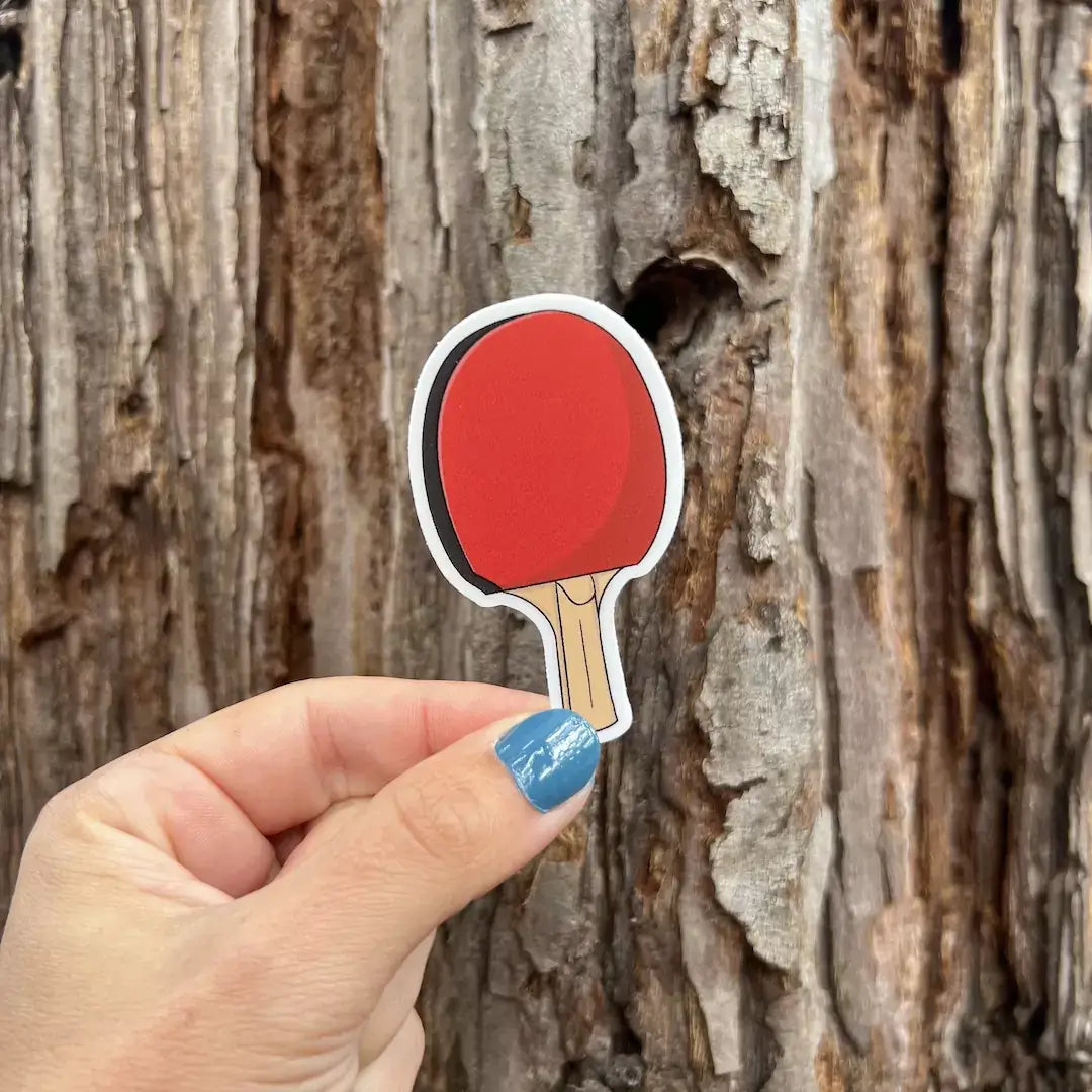 Ping Pong Paddle Sticker Hand Photo