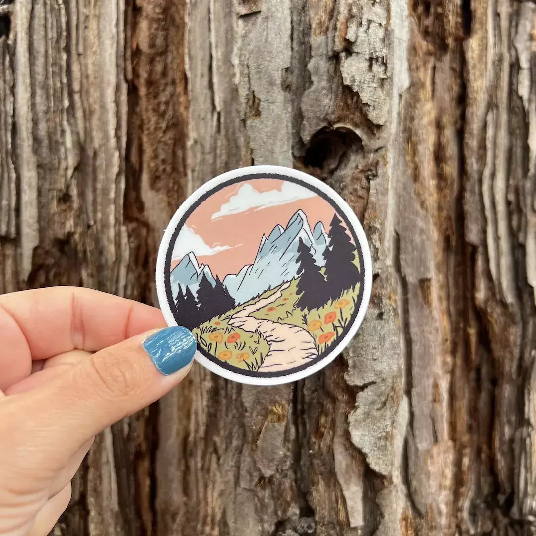 Wilderness Sticker Hand Photo