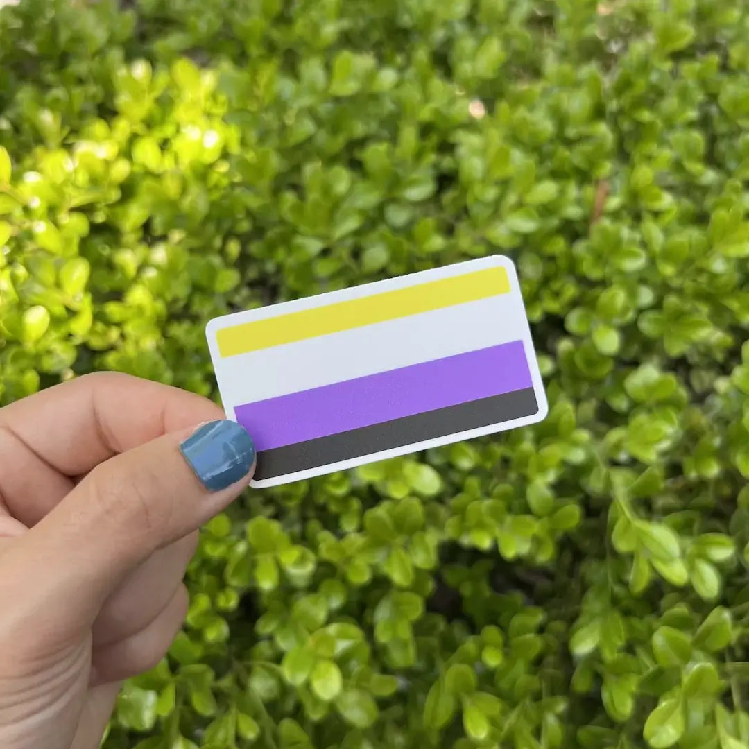 Non-Binary Flag Sticker