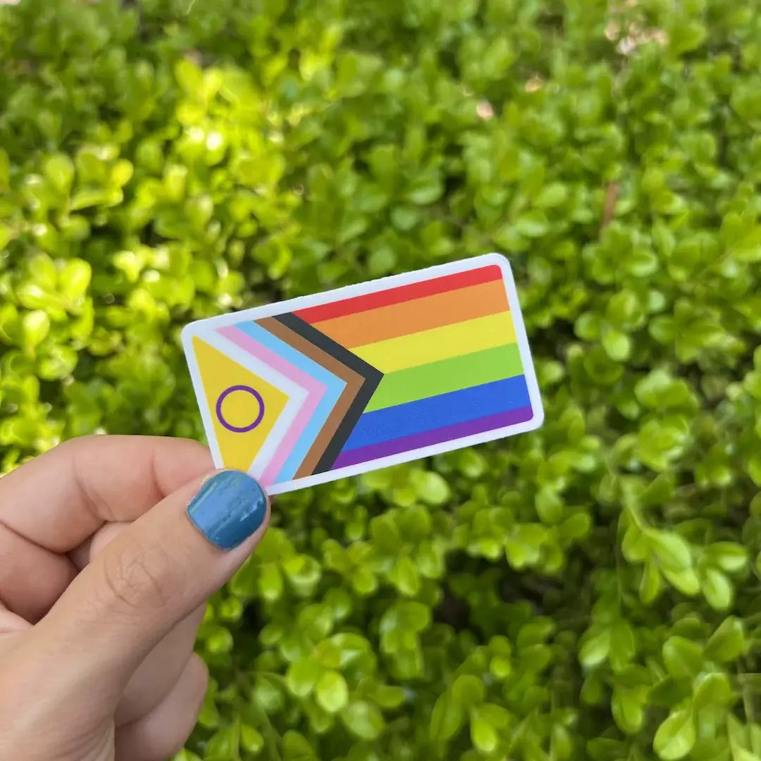 Intersex-Inclusive Pride Flag Sticker