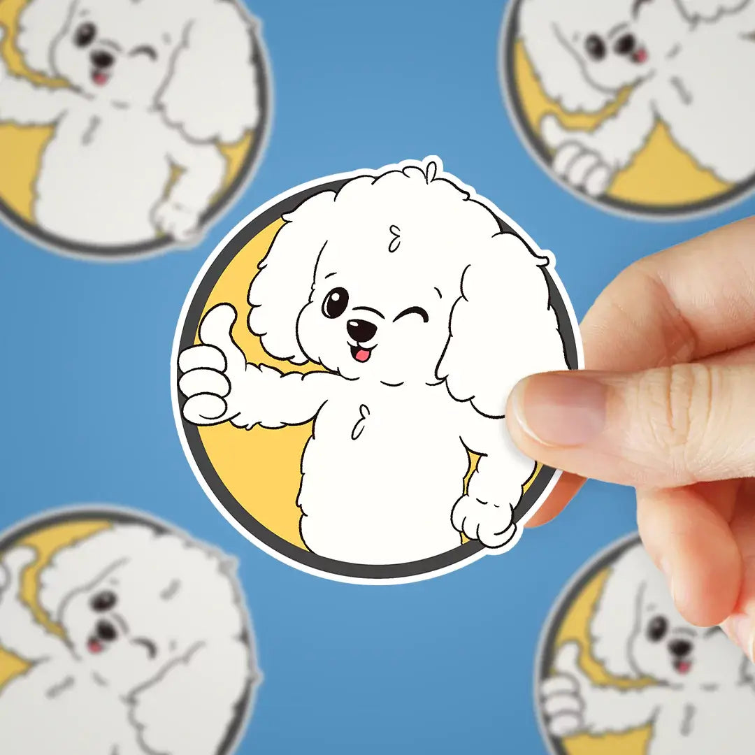 Finn's Seal of Approval Sticker