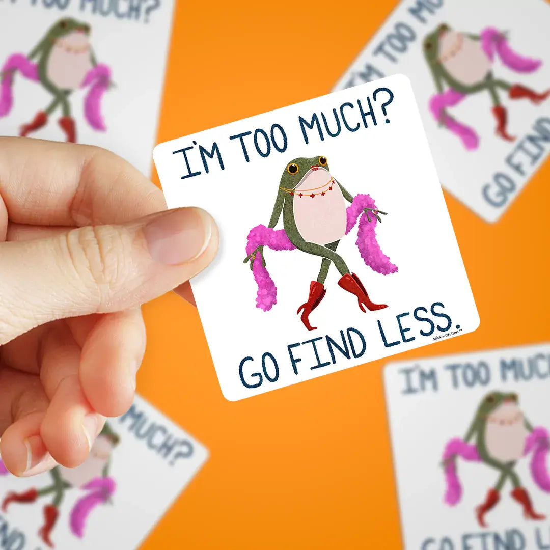 Go Find Less Sticker