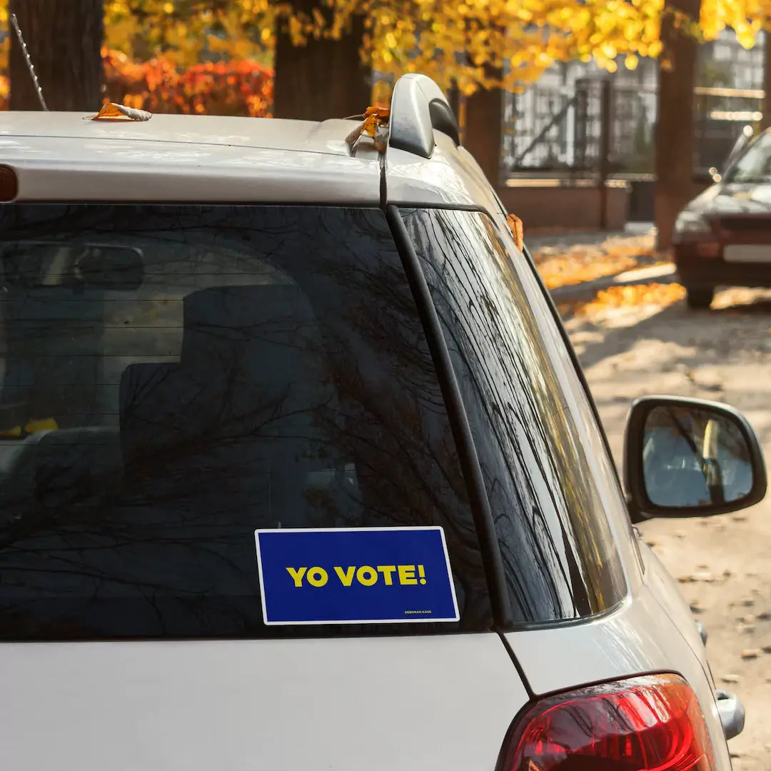 YO VOTE! Bumper Sticker