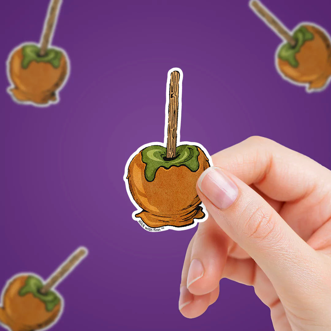 Cozy Delicious Candy Caramel Apple Sticker