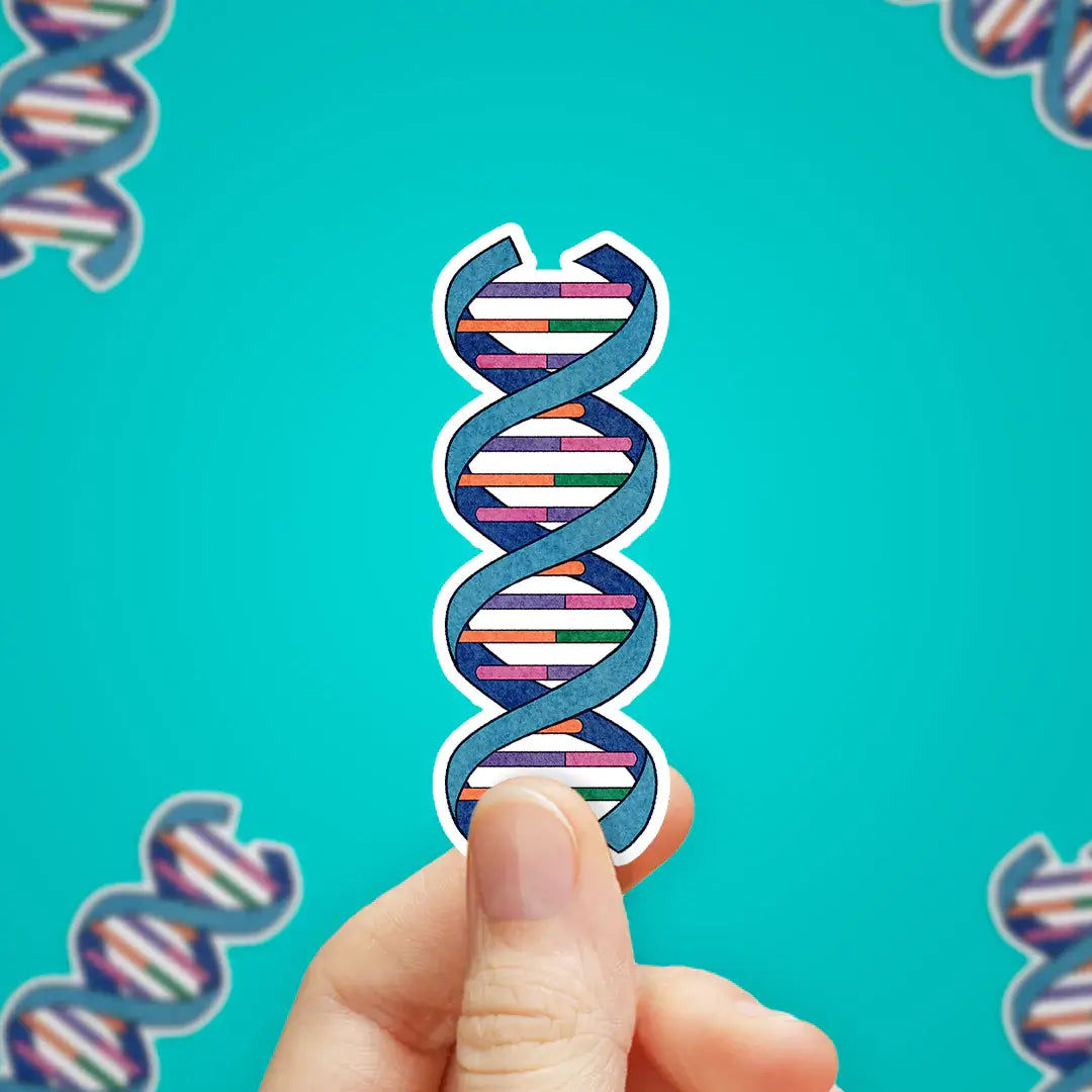 DNA Helix Sticker