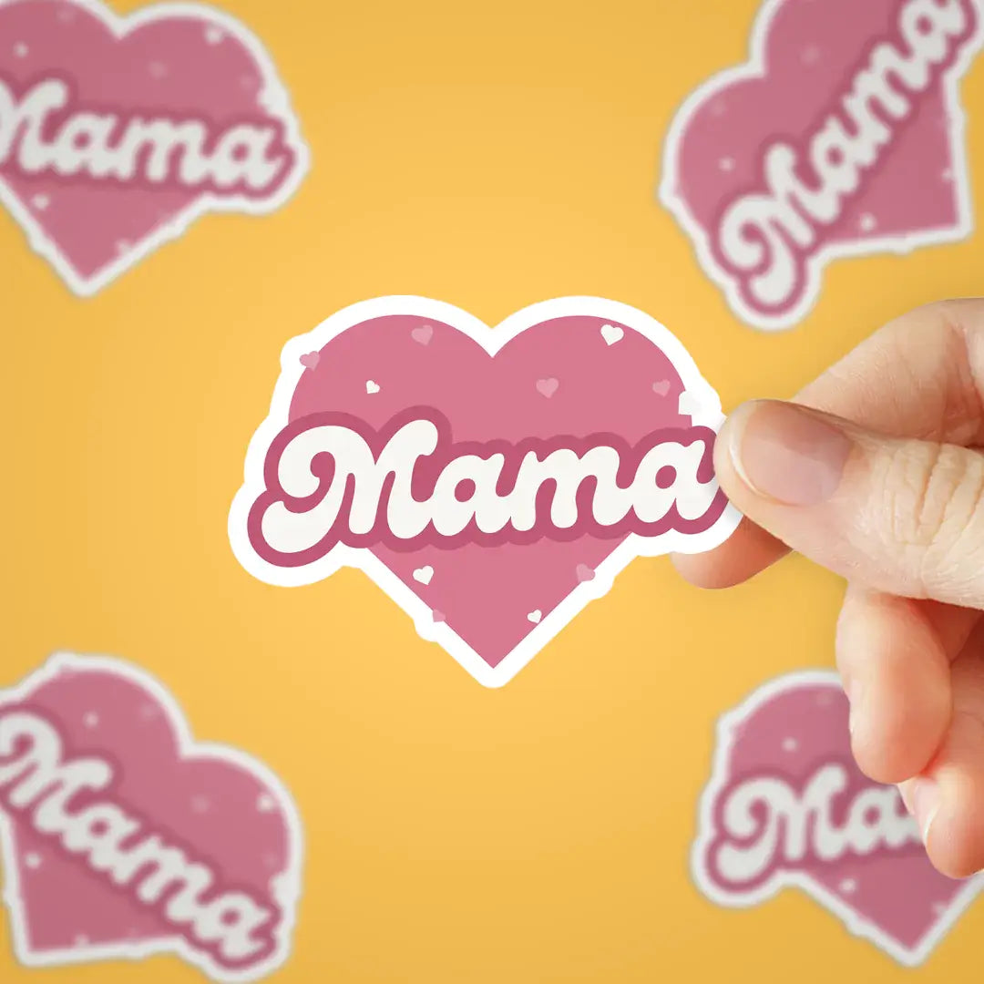 Mommy Heart Sticker