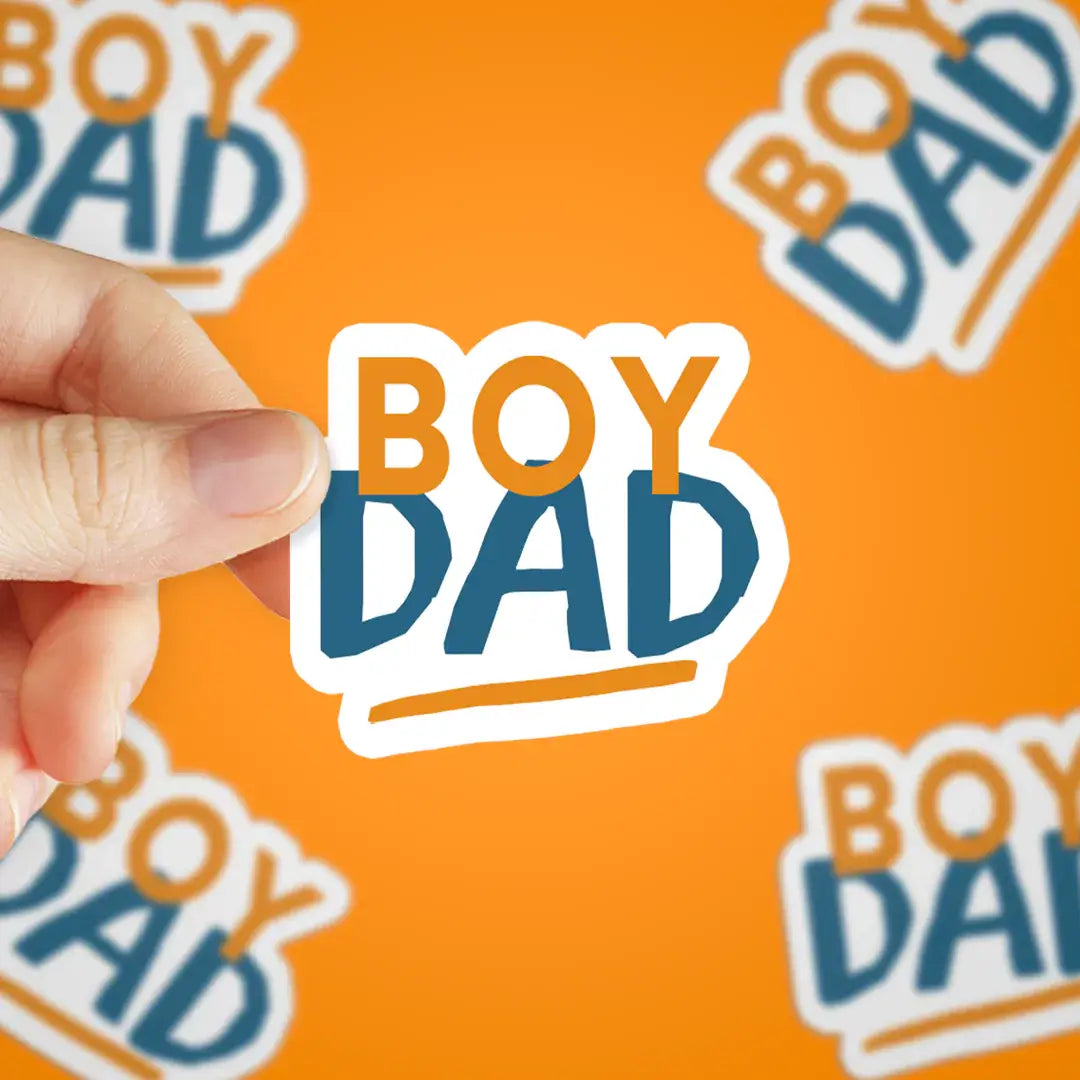 Boy Dad Sticker