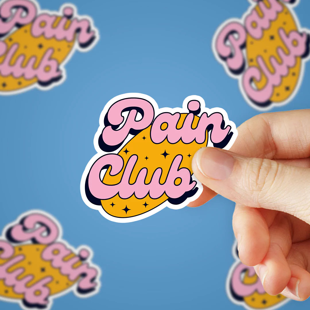 Pain Club Sticker