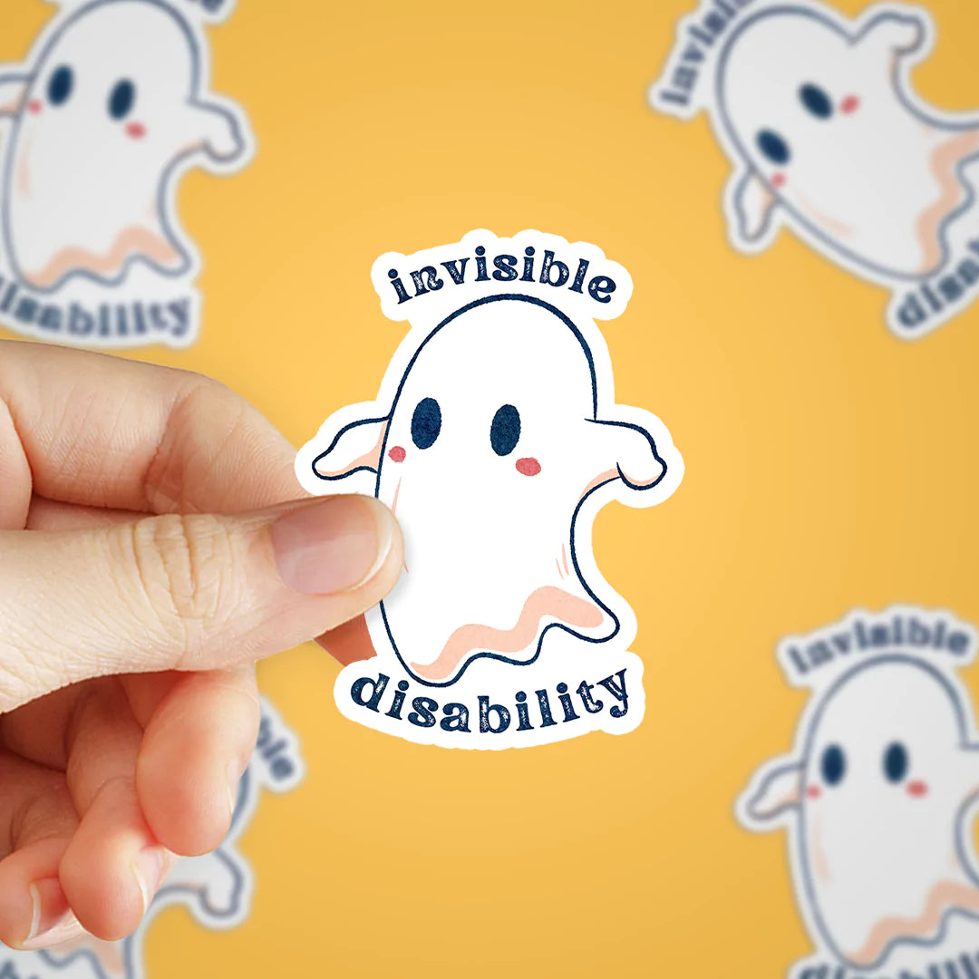 Invisible Disability Ghost Sticker