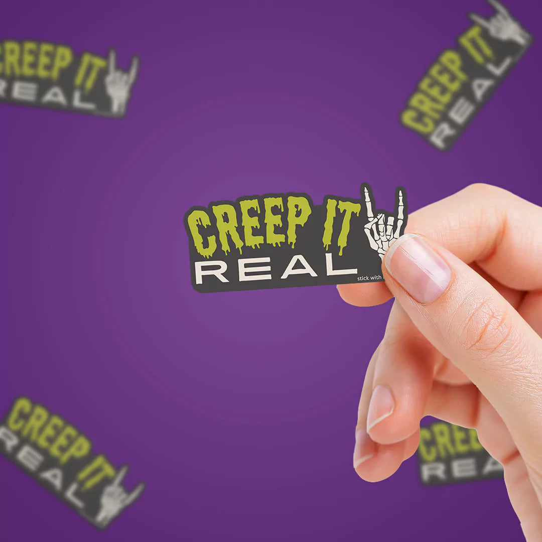 Creep it Real Halloween Sticker