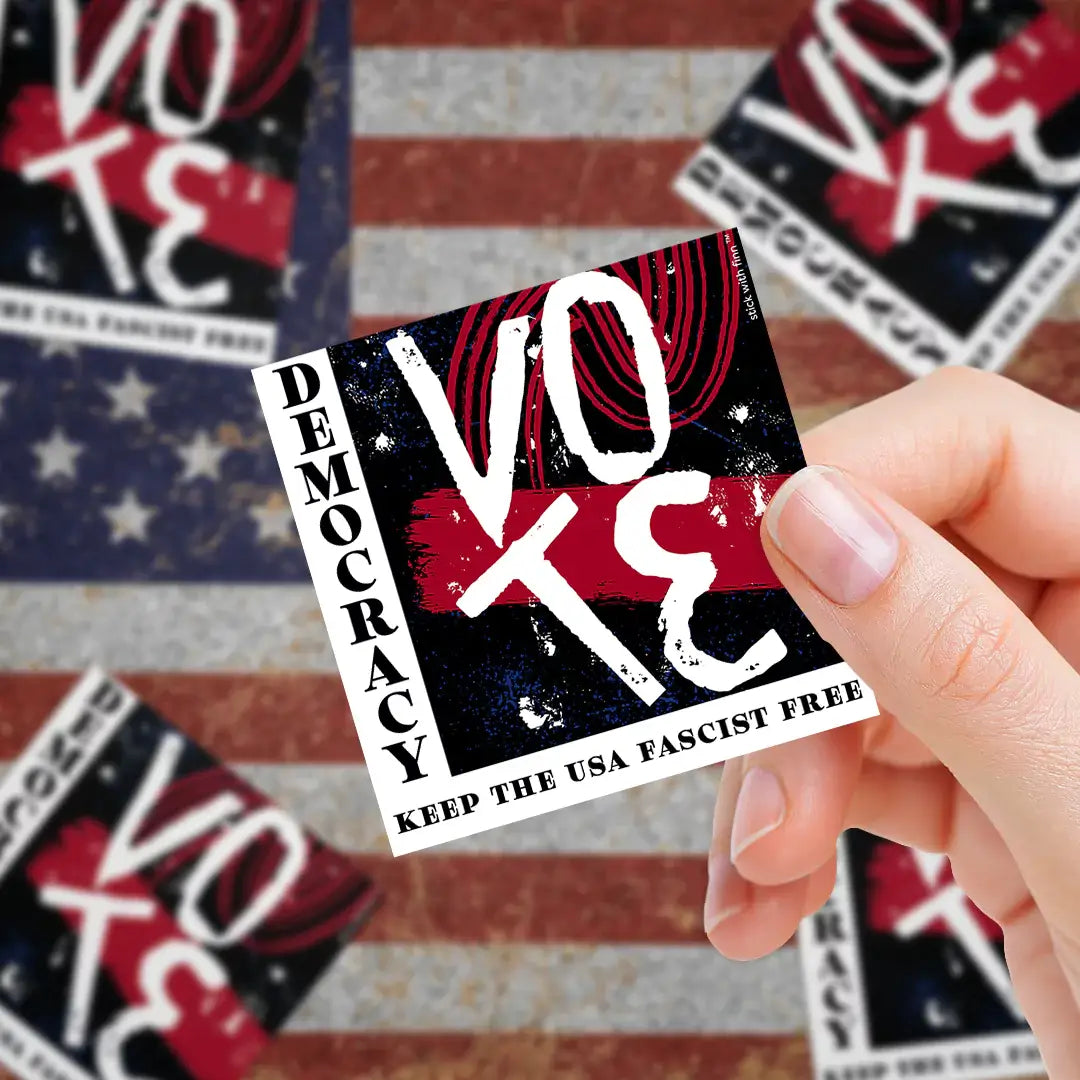 Keep USA Fascist Free Sticker