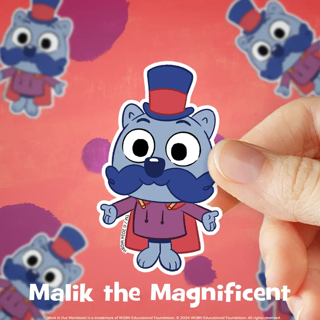 Malik the Magnificent Sticker