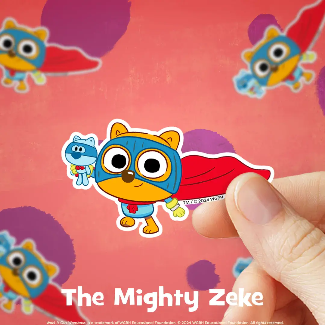 The Mighty Zeke Sticker