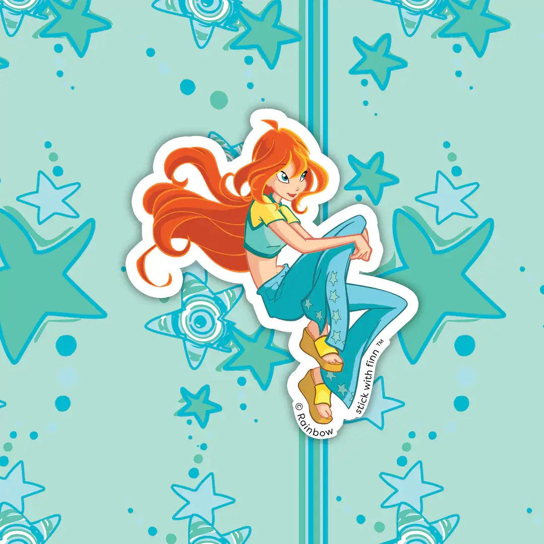 Winx Club Bloom Main Dress Sticker