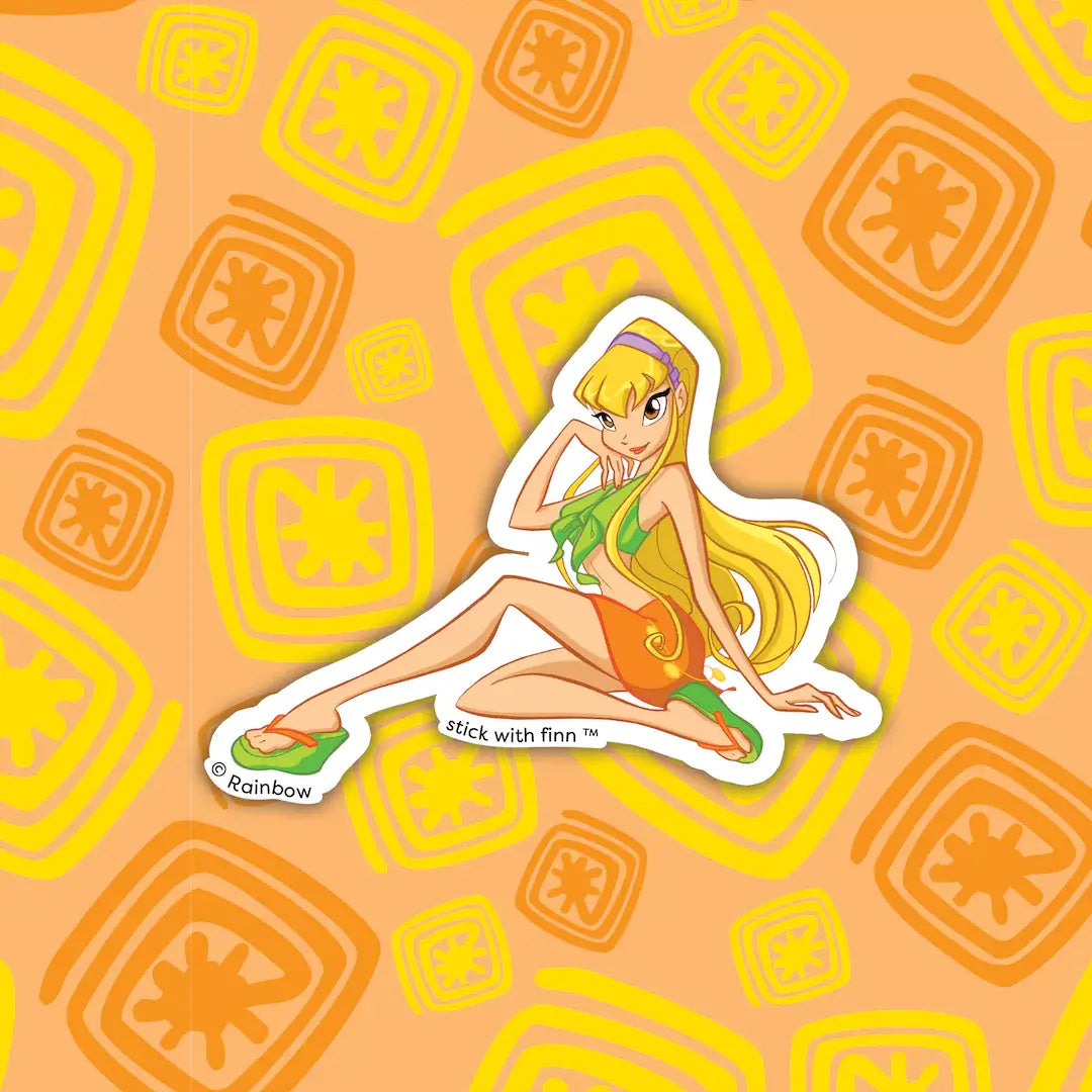 Winx Club Stella Main Dress Sticker