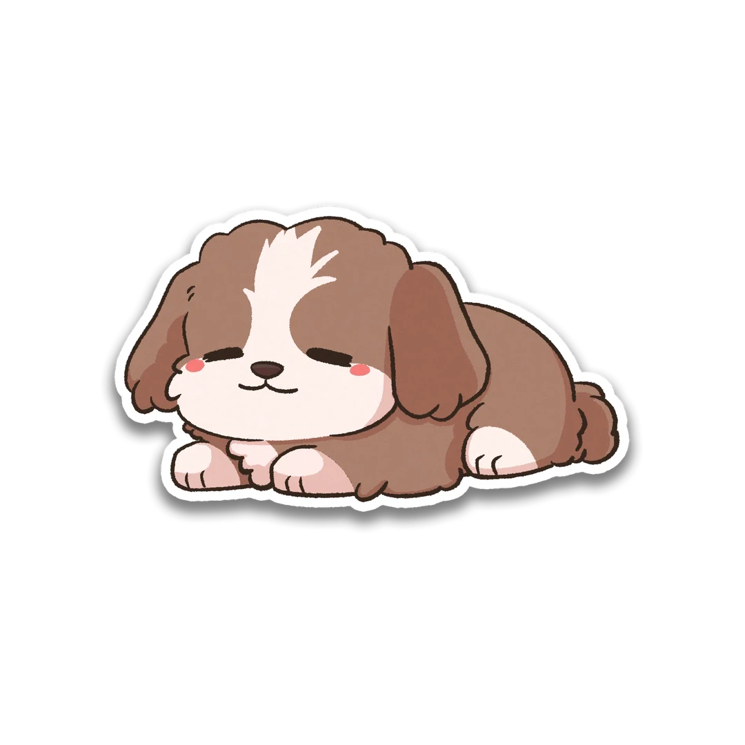 Sleepy Shih Tzu