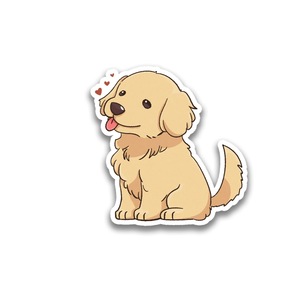 Golden Retriever Sticker