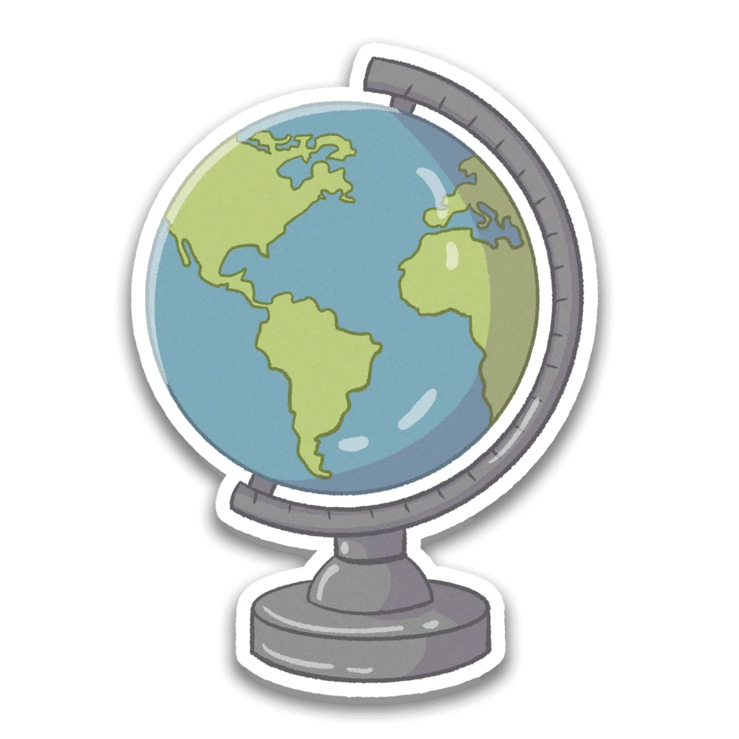 Globe Sticker
