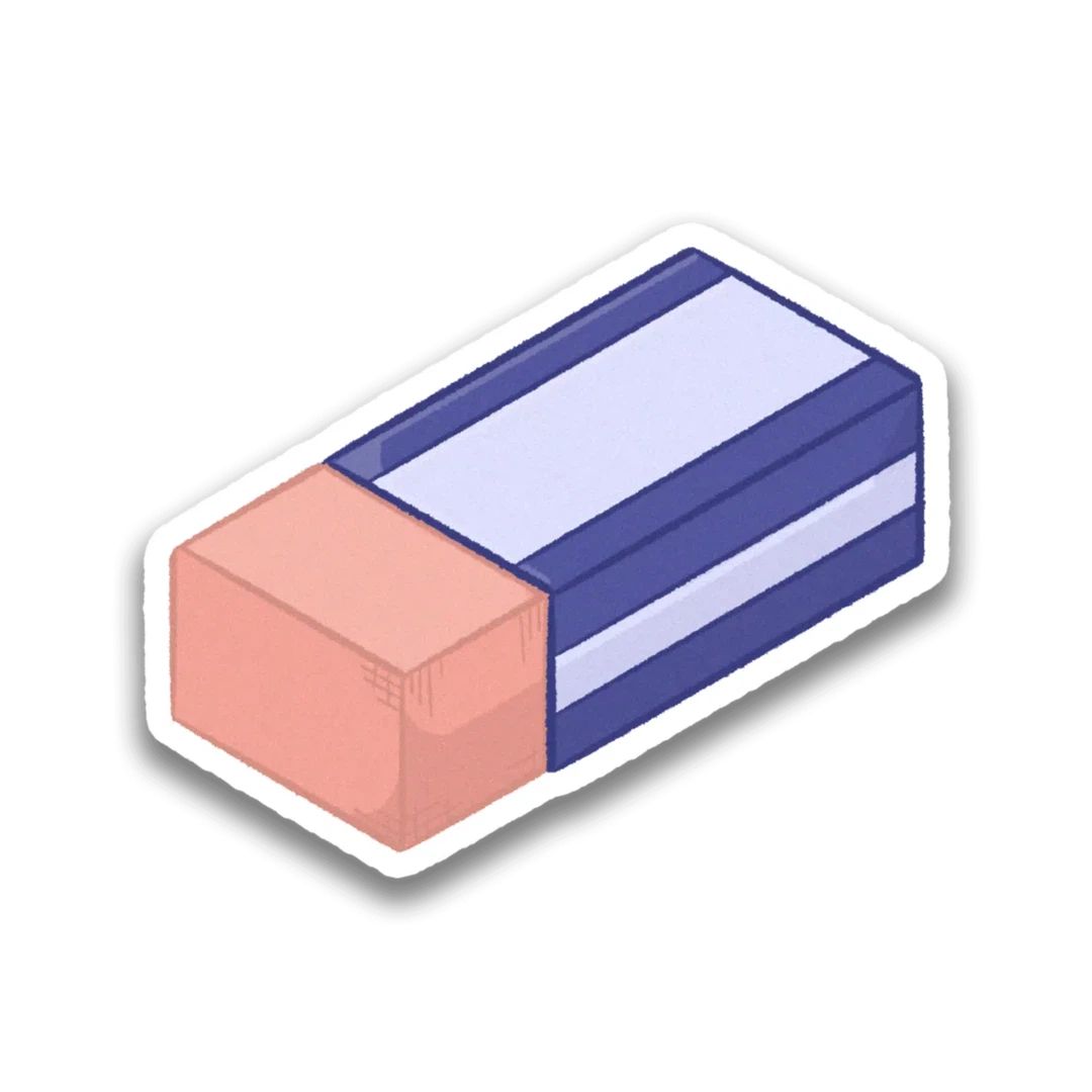 Cute Eraser Sticker Eraser Sticker