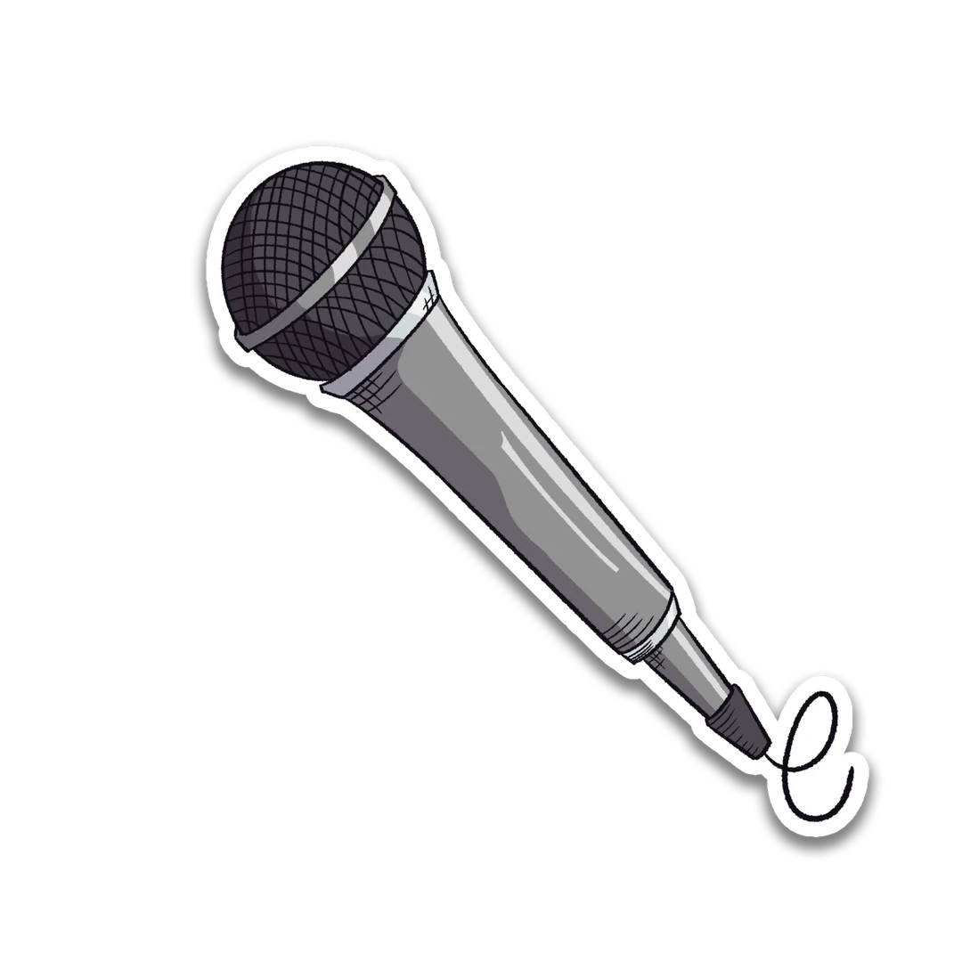 Microphone Sticker