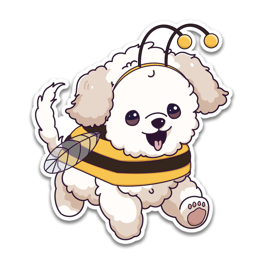 Bee Suit Finn Sticker