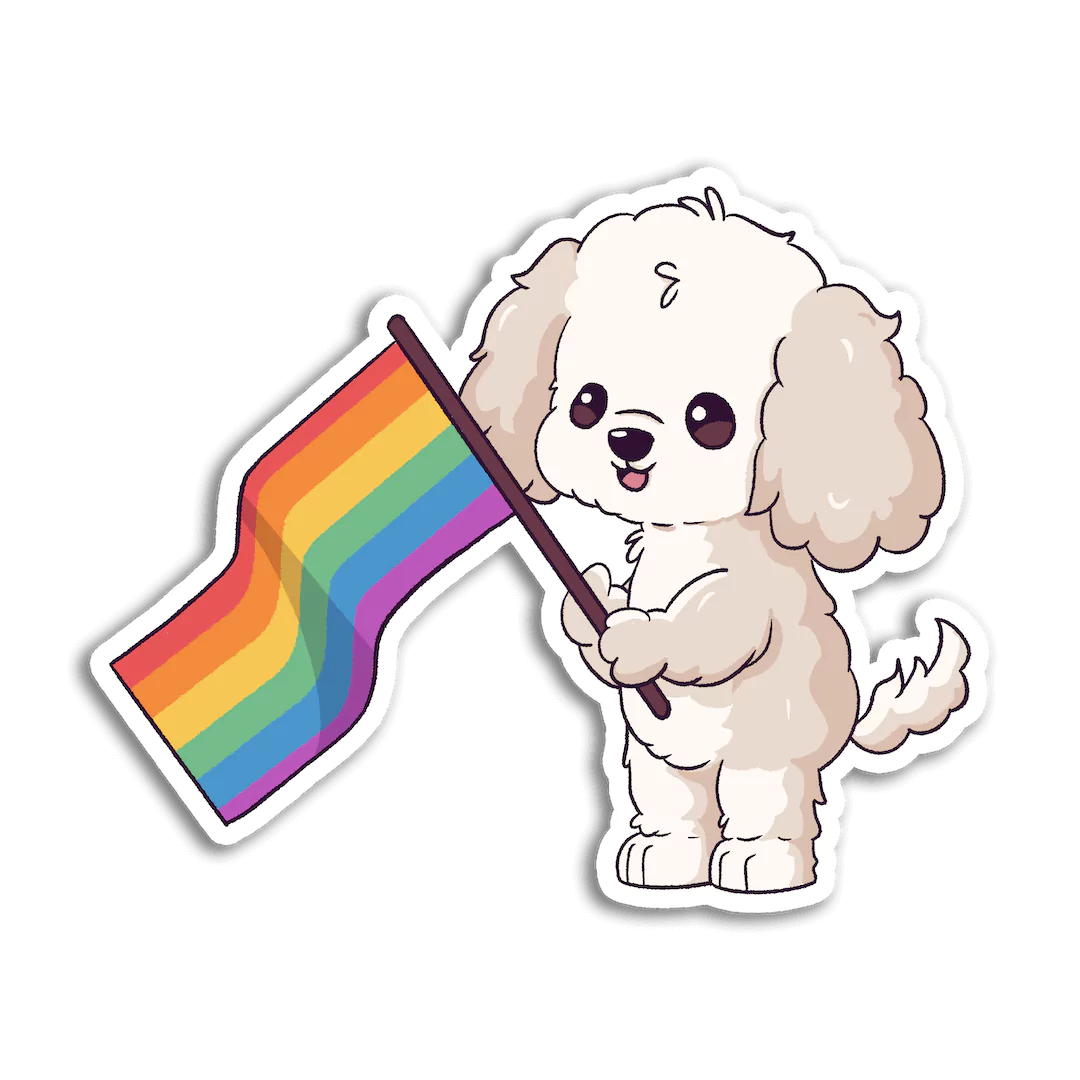 Finn Pride Flag Sticker LGBTQ