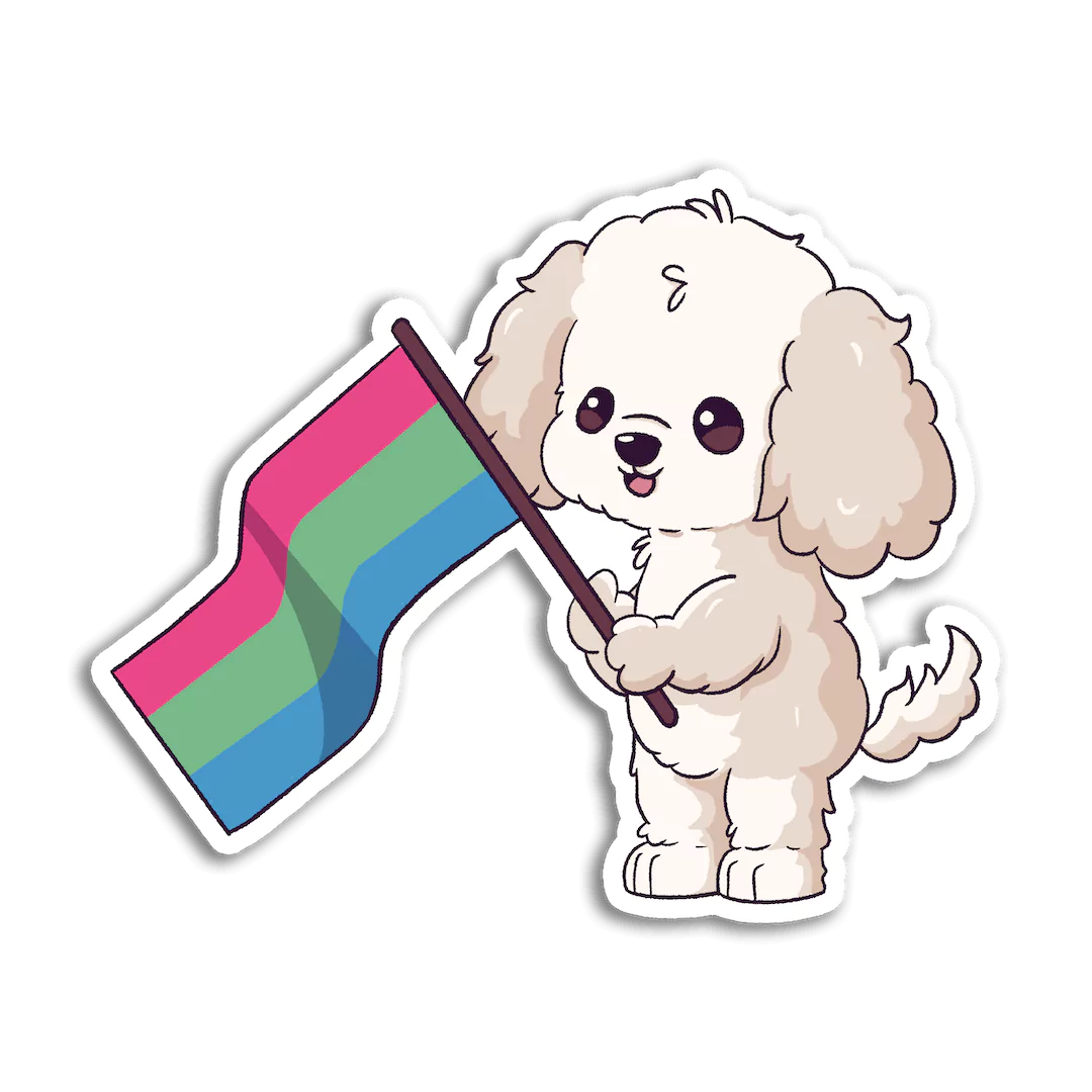 Finn Polysexual Flag Sticker