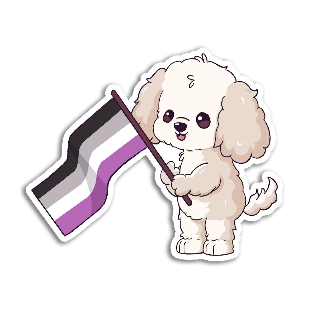Finn Asexual Flag Sticker