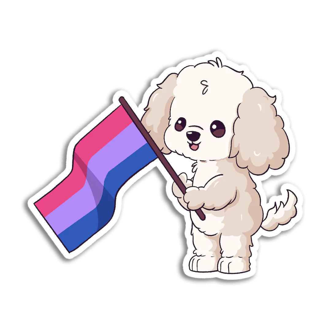 Finn Bisexual Flag Sticker
