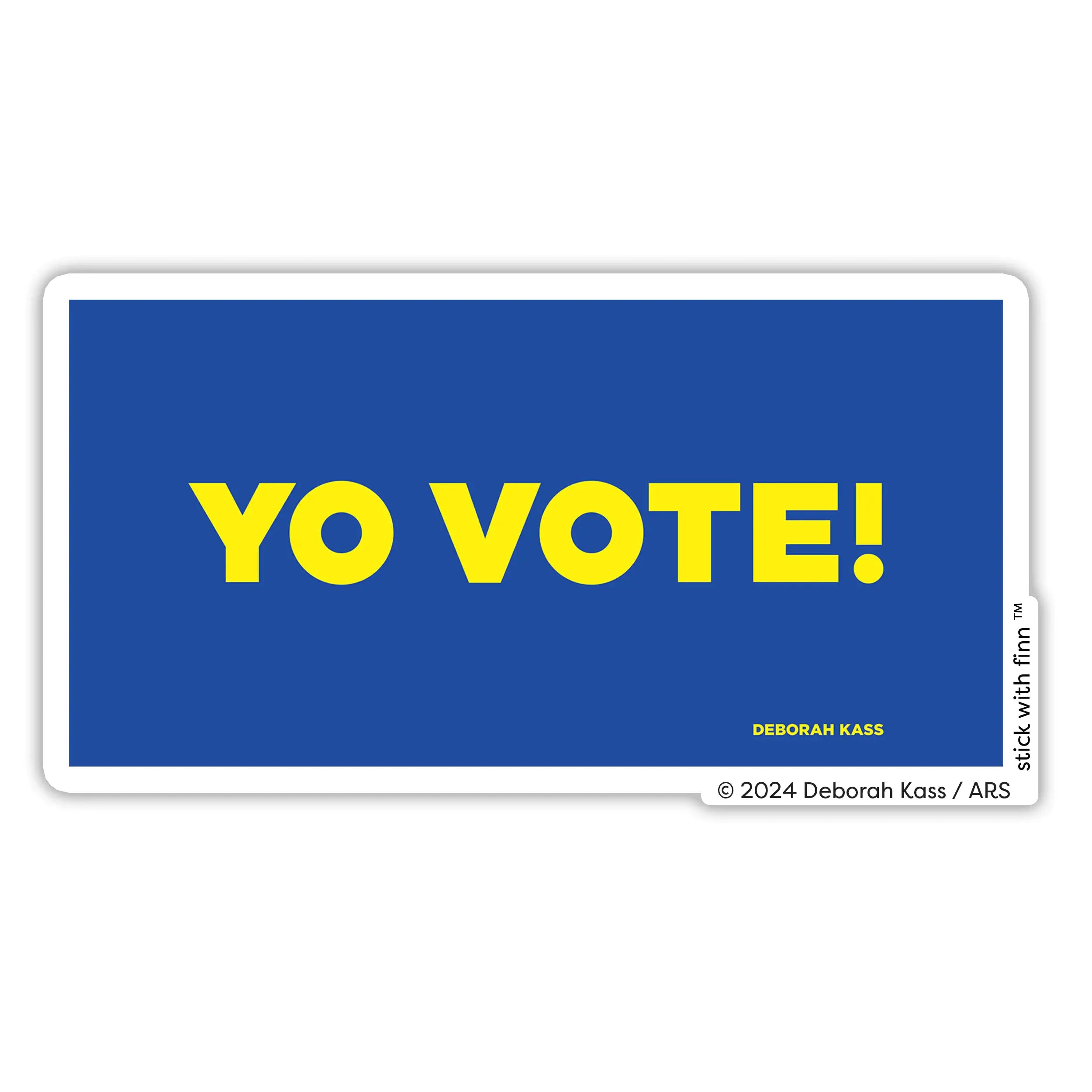 YO VOTE! Sticker