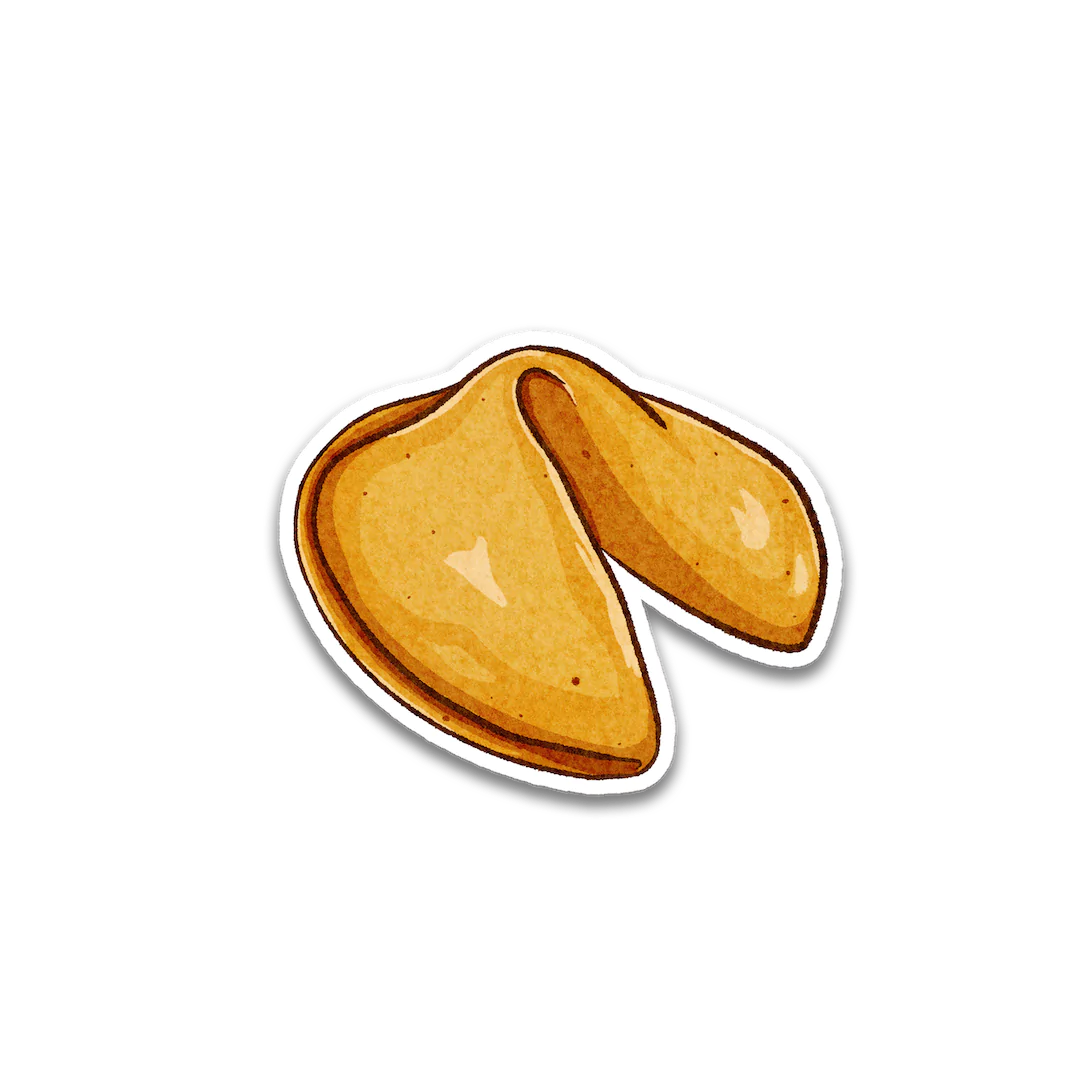 Fortune Cookie Sticker